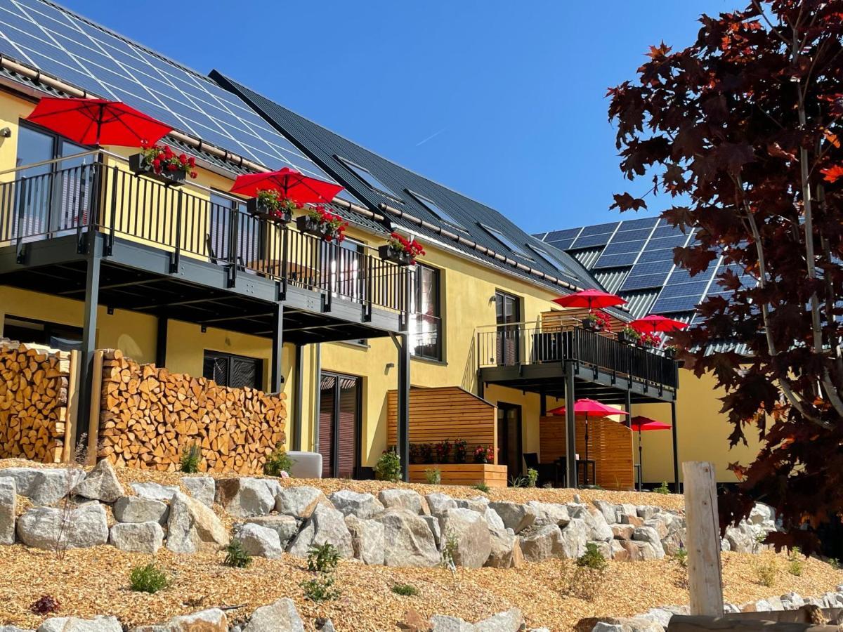 Chalet-Ferienwohnung Aehrenglueck, 70 Qm, Wellness/Fitness/Sauna - Bergroedelhof Feilitzsch Екстер'єр фото